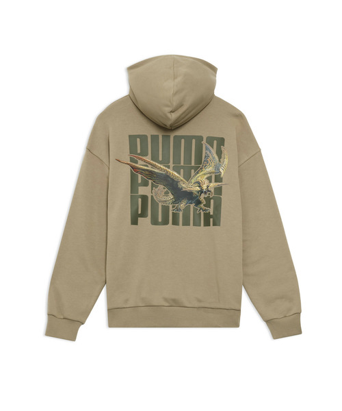 PUMA(プーマ)の「PUMA プーマ ユニセックス PUMA x モンスターハンターワイルズ フーディ バッ(スウェット・メンズ・ダークベージュ/霜降りグレー・X-SMALL/X-LARGE/SMALL/MEDIUM/LARGE)」の14枚目の写真