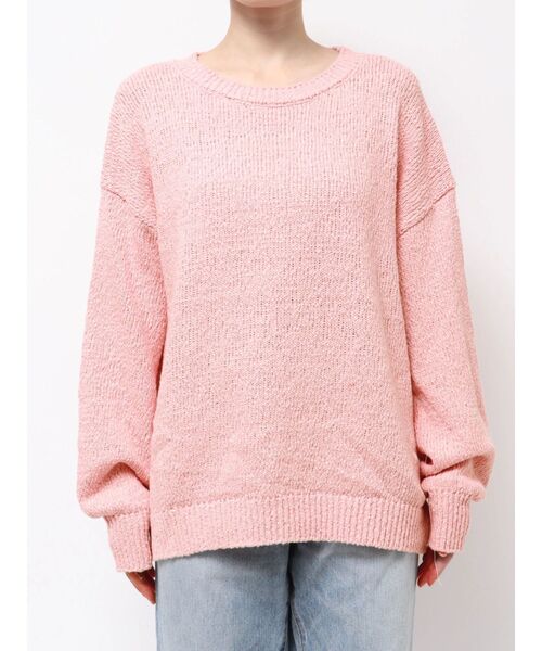 Ungrid（アングリッド）の「スラブルーズニット（ニット/セーター・レディース・オフホワイト/グリーン/ピンク/チャコールグレー・FREE）」の22枚目の写真