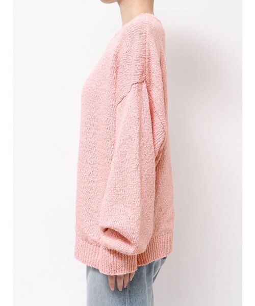 Ungrid（アングリッド）の「スラブルーズニット（ニット/セーター・レディース・オフホワイト/グリーン/ピンク/チャコールグレー・FREE）」の11枚目の写真