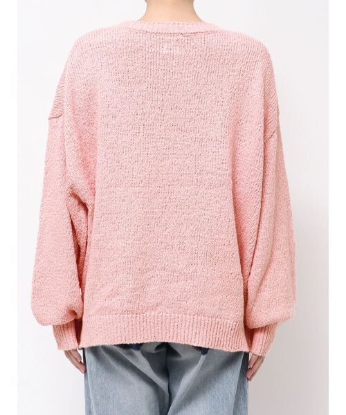 Ungrid（アングリッド）の「スラブルーズニット（ニット/セーター・レディース・オフホワイト/グリーン/ピンク/チャコールグレー・FREE）」の12枚目の写真