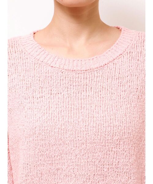 Ungrid（アングリッド）の「スラブルーズニット（ニット/セーター・レディース・オフホワイト/グリーン/ピンク/チャコールグレー・FREE）」の13枚目の写真