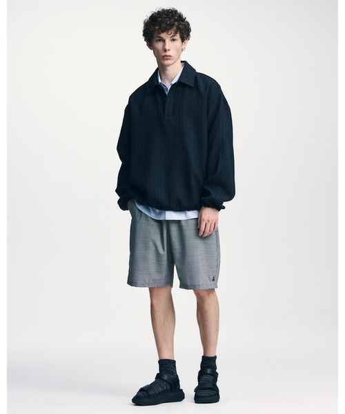 SOPHNET.(ソフネット)の「FANCY TWEED POLO SHIRT(ポロシャツ・メンズ・A/B・2/3/4/1/5)」の4枚目の写真