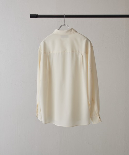 CULLNI（クルニ）の「【CULLNI exclusive for Lui's】ダブルカラー比翼シャツ（シャツ/ブラウス・メンズ・ブラック/キナリ/ライトグレー・1/2）」の6枚目の写真