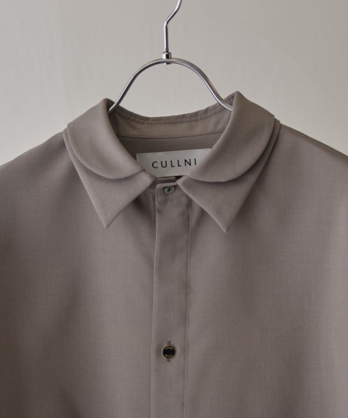 CULLNI（クルニ）の「【CULLNI exclusive for Lui's】ダブルカラー比翼シャツ（シャツ/ブラウス・メンズ・ブラック/キナリ/ライトグレー・1/2）」の13枚目の写真