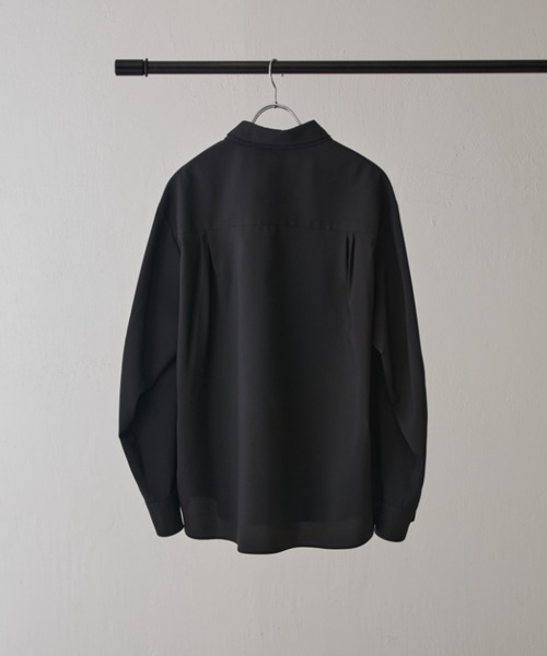 CULLNI（クルニ）の「【CULLNI exclusive for Lui's】ダブルカラー比翼シャツ（シャツ/ブラウス・メンズ・ブラック/キナリ/ライトグレー・1/2）」の9枚目の写真