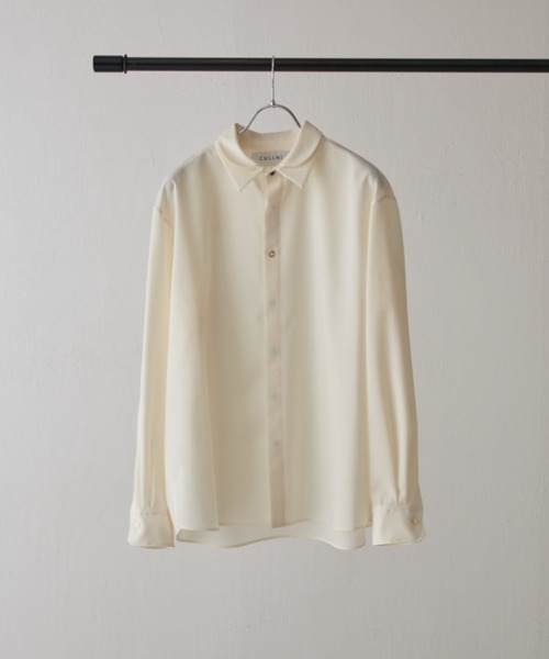 CULLNI（クルニ）の「【CULLNI exclusive for Lui's】ダブルカラー比翼シャツ（シャツ/ブラウス・メンズ・ブラック/キナリ/ライトグレー・1/2）」の5枚目の写真