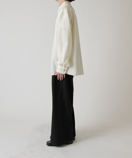 CULLNI(クルニ)の「【CULLNI exclusive for Lui's】ダブルカラー比翼シャツ(シャツ/ブラウス・メンズ・ブラック/キナリ/ライトグレー・1/2)」の22枚目の写真