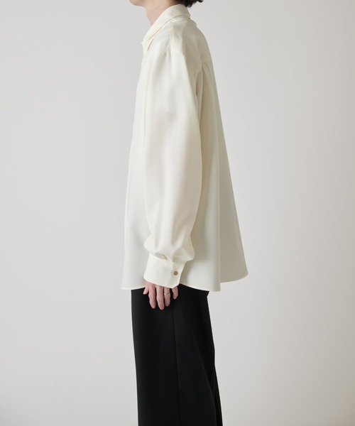 CULLNI(クルニ)の「【CULLNI exclusive for Lui's】ダブルカラー比翼シャツ(シャツ/ブラウス・メンズ・ブラック/キナリ/ライトグレー・1/2)」の19枚目の写真