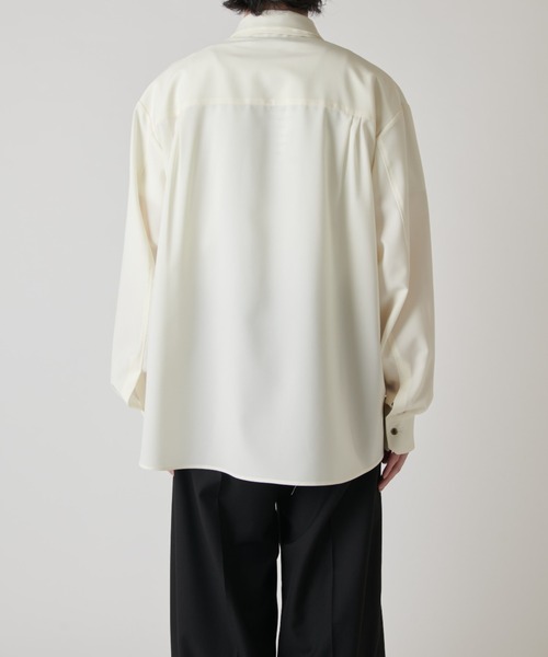 CULLNI(クルニ)の「【CULLNI exclusive for Lui's】ダブルカラー比翼シャツ(シャツ/ブラウス・メンズ・ブラック/キナリ/ライトグレー・1/2)」の20枚目の写真