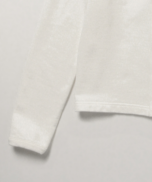 BEAMS BOY（ビームスボーイ）の「BEAMS BOY / リングドットボタン スウェットカーディガン（カーディガン/ボレロ・レディース・ホワイト/グレー/ブラック・ONE SIZE）」の20枚目の写真