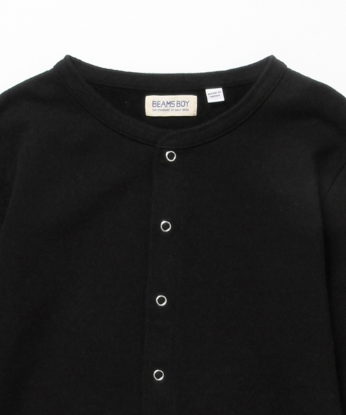 BEAMS BOY（ビームスボーイ）の「BEAMS BOY / リングドットボタン スウェットカーディガン（カーディガン/ボレロ・レディース・ホワイト/グレー/ブラック・ONE SIZE）」の19枚目の写真