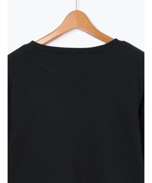 Lugnoncure(ルノンキュール)の「スムース起毛クルーネックカットソー(Tシャツ/カットソー・レディース・グレー/オフホワイト/ブラック・F)」の17枚目の写真