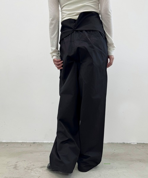 Dita Muaj.（ディータムアージュ）の「2WAYツイルウエスト巻ワイドパンツ【腰巻取り外し可】（その他パンツ・レディース・ブラック/ペールイエロー・FREE）」の19枚目の写真