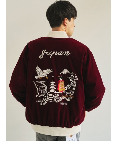 TAION(タイオン)の「【TAION】TAION-JK04JS ジャパンスペシャル リバーシブル スカジャン ダウンジャケット(スカジャン・メンズ・ブラック系2/ブラック/ネイビー系/レッド系その他/ブラック系1・4/3/2/1)」の6枚目の写真