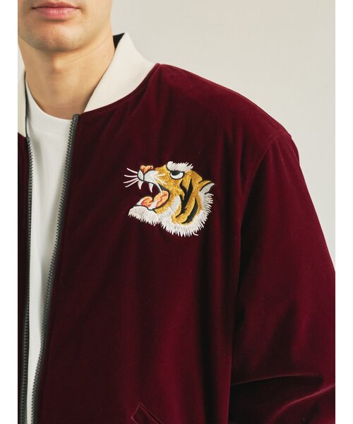 TAION(タイオン)の「【TAION】TAION-JK04JS ジャパンスペシャル リバーシブル スカジャン ダウンジャケット(スカジャン・メンズ・ブラック系2/ブラック/ネイビー系/レッド系その他/ブラック系1・4/3/2/1)」の11枚目の写真