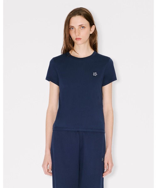 KENZO（ケンゾー）の「'Boke Flower' エンブロイダリー Tシャツ イン コットン（Tシャツ/カットソー・レディース・ブルー系その他4・X-SMALL/SMALL/MEDIUM）」の2枚目の写真