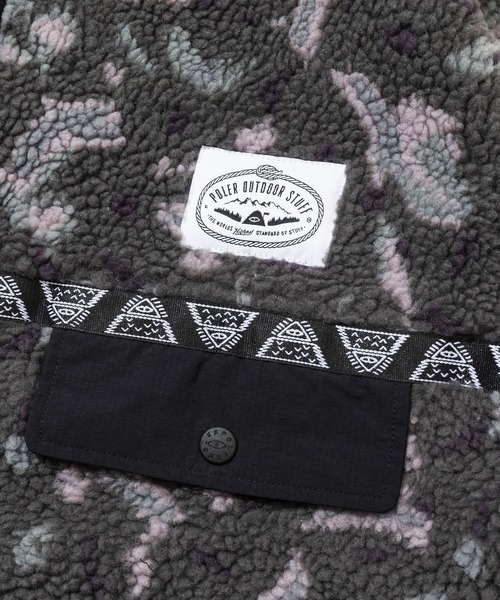 POLeR（ポーラー）の「POLER JACQUARD SHERPA JACKET（その他アウター・メンズ・ブラック/その他1/ベージュ・M/XL/L）」の14枚目の写真