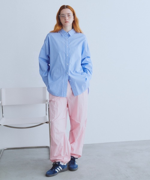 Auntie Rosa Holiday(アンティローザホリデー)の「ナイロンライトウエイトボリュームパンツ(その他パンツ・レディース・ピンク/グレイッシュベージュ/ブラック・FREE)」の9枚目の写真