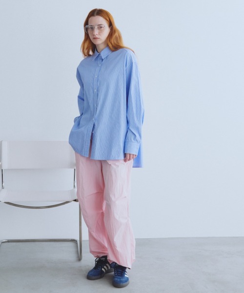 Auntie Rosa Holiday(アンティローザホリデー)の「ナイロンライトウエイトボリュームパンツ(その他パンツ・レディース・ピンク/グレイッシュベージュ/ブラック・FREE)」の10枚目の写真