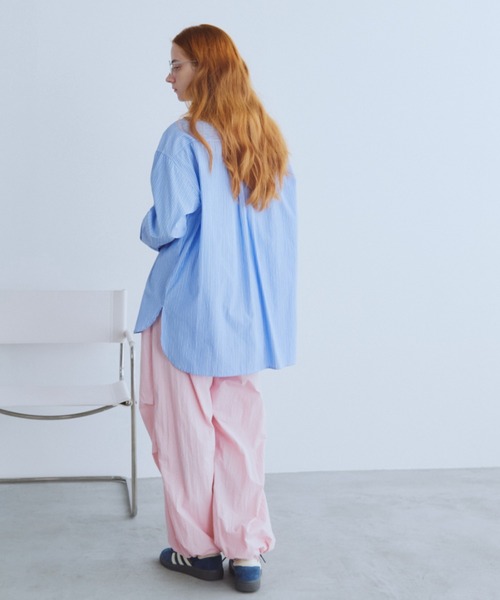 Auntie Rosa Holiday(アンティローザホリデー)の「ナイロンライトウエイトボリュームパンツ(その他パンツ・レディース・ピンク/グレイッシュベージュ/ブラック・FREE)」の11枚目の写真