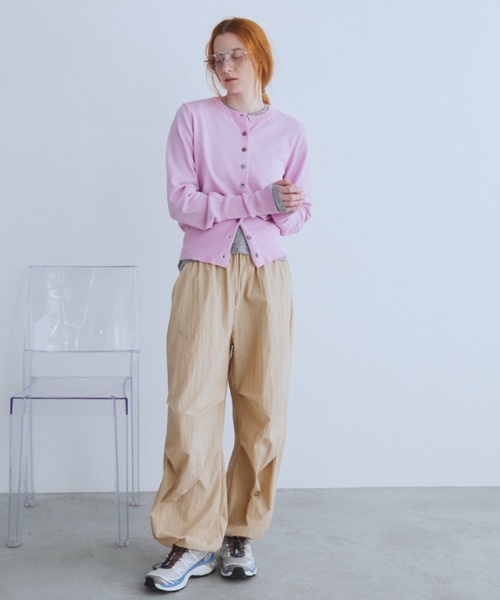 Auntie Rosa Holiday(アンティローザホリデー)の「ナイロンライトウエイトボリュームパンツ(その他パンツ・レディース・ピンク/グレイッシュベージュ/ブラック・FREE)」の20枚目の写真