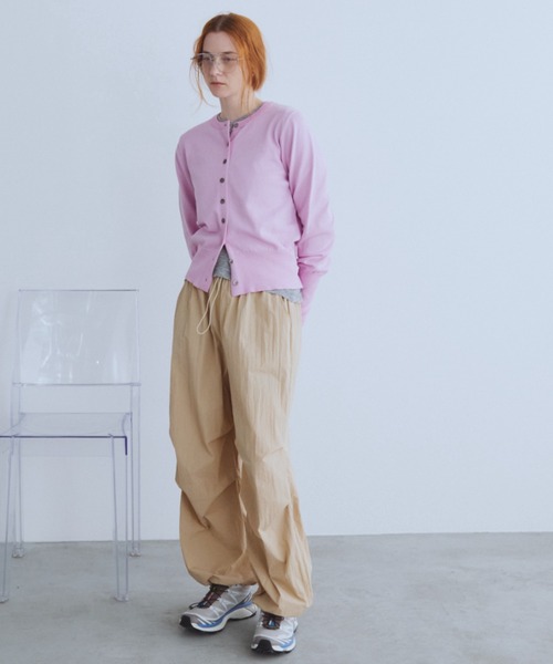 Auntie Rosa Holiday(アンティローザホリデー)の「ナイロンライトウエイトボリュームパンツ(その他パンツ・レディース・ピンク/グレイッシュベージュ/ブラック・FREE)」の21枚目の写真