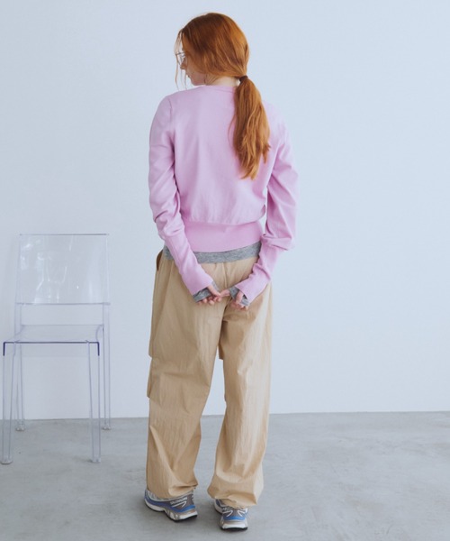 Auntie Rosa Holiday(アンティローザホリデー)の「ナイロンライトウエイトボリュームパンツ(その他パンツ・レディース・ピンク/グレイッシュベージュ/ブラック・FREE)」の22枚目の写真