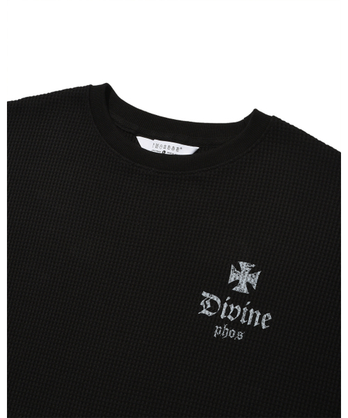 PHOS333(フォースサンサンサン)の「Divine Waffle Long Sleeved/Black(Tシャツ/カットソー・レディース・その他・MEDIUM/LARGE)」の3枚目の写真