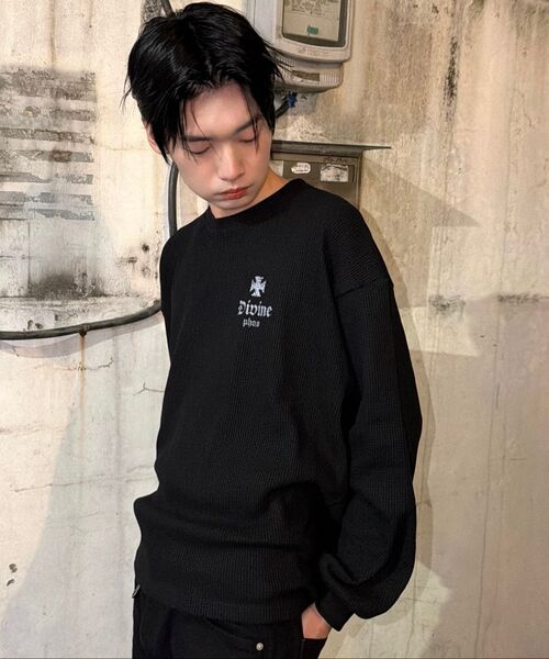 PHOS333(フォースサンサンサン)の「Divine Waffle Long Sleeved/Black(Tシャツ/カットソー・レディース・その他・MEDIUM/LARGE)」の11枚目の写真