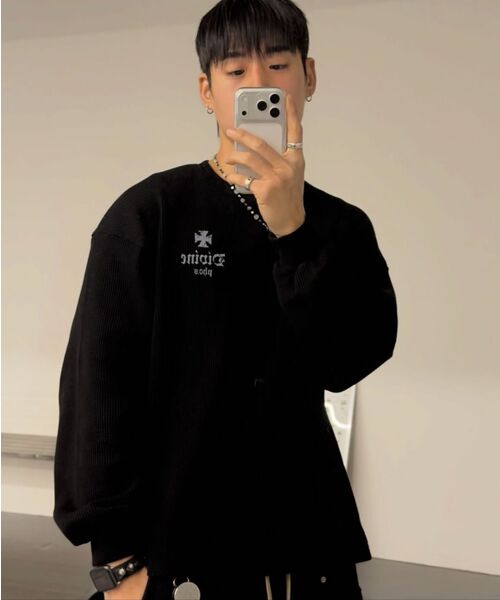 PHOS333(フォースサンサンサン)の「Divine Waffle Long Sleeved/Black(Tシャツ/カットソー・レディース・その他・MEDIUM/LARGE)」の14枚目の写真