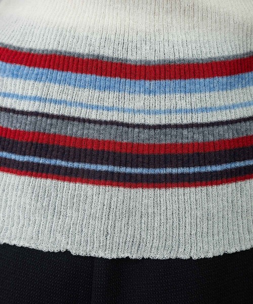 Munich(ミューニック)の「シアーリブニットタンクトップ(ニット/セーター・レディース・アイボリー/ネイビー系/アイボリー系/グレー/ブラック・FREE)」の20枚目の写真