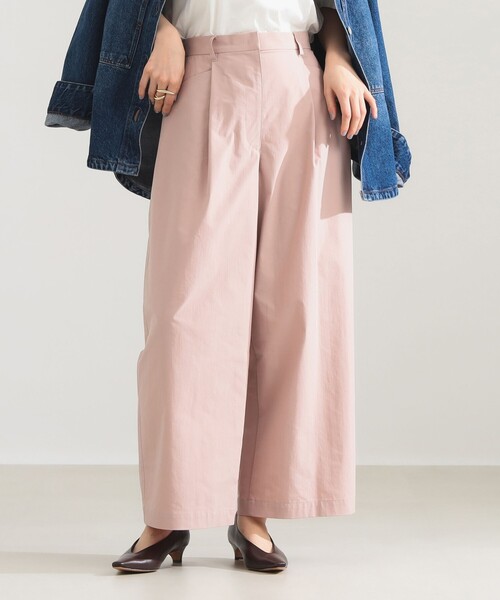 Demi-Luxe BEAMS（デミルクス ビームス）の「コンフォート タック パンツ（その他パンツ・レディース・ピンク/ネイビー・36/38）」の6枚目の写真