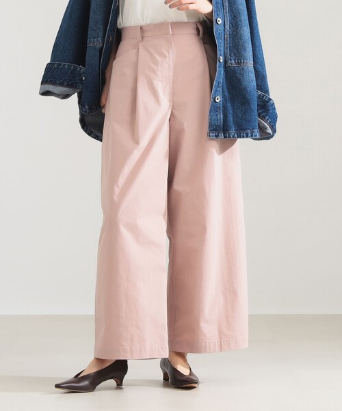 Demi-Luxe BEAMS（デミルクス ビームス）の「コンフォート タック パンツ（その他パンツ・レディース・ピンク/ネイビー・36/38）」の7枚目の写真