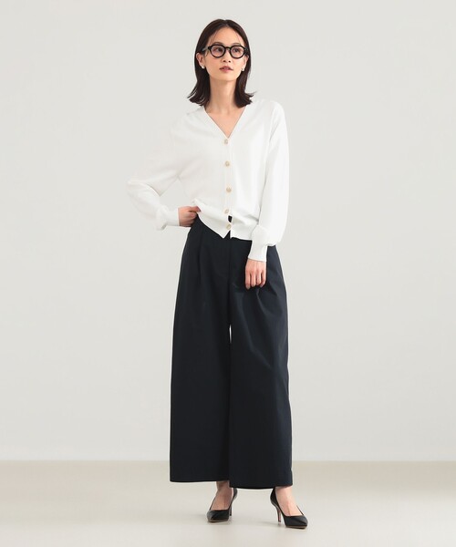 Demi-Luxe BEAMS（デミルクス ビームス）の「コンフォート タック パンツ（その他パンツ・レディース・ピンク/ネイビー・36/38）」の10枚目の写真