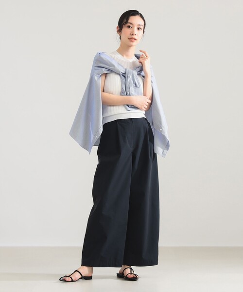 Demi-Luxe BEAMS（デミルクス ビームス）の「コンフォート タック パンツ（その他パンツ・レディース・ピンク/ネイビー・36/38）」の15枚目の写真