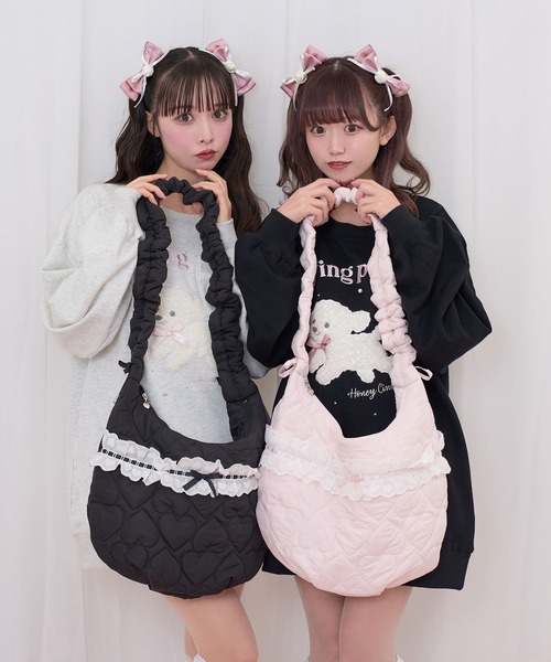 ハートキルティングショルダーバッグ（ショルダーバッグ）｜Honey