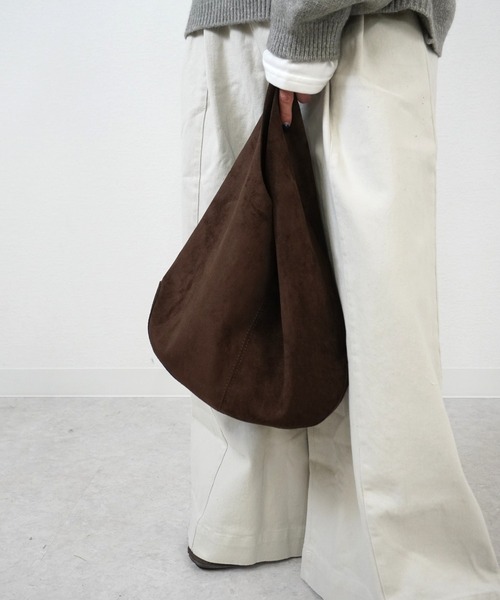 gossara(ゴサラ)の「【待望の再入荷】スエードタッチワンショルBAG(トートバッグ・レディース・ベージュ/ブラウン・FREE)」の21枚目の写真