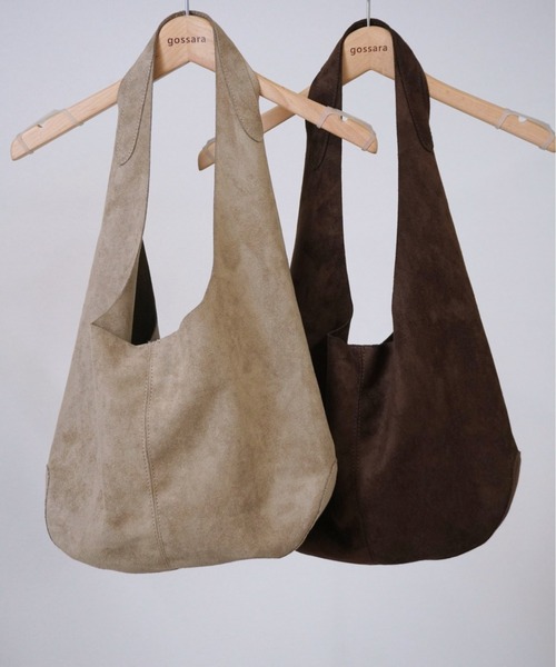 gossara(ゴサラ)の「【待望の再入荷】スエードタッチワンショルBAG(トートバッグ・レディース・ベージュ/ブラウン・FREE)」の16枚目の写真