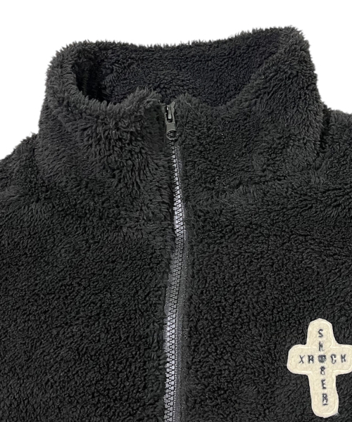 SK8ER ROCK(スケーターロック)の「Cross Logo Fleece Zip-Up Jacket ((black))(その他アウター・メンズ・その他・FREE)」の3枚目の写真