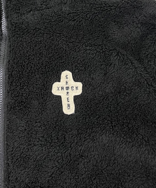 SK8ER ROCK(スケーターロック)の「Cross Logo Fleece Zip-Up Jacket ((black))(その他アウター・メンズ・その他・FREE)」の4枚目の写真