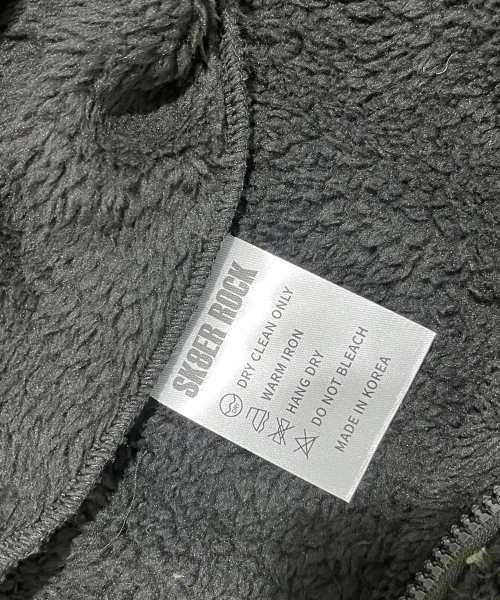 SK8ER ROCK(スケーターロック)の「Cross Logo Fleece Zip-Up Jacket ((black))(その他アウター・メンズ・その他・FREE)」の7枚目の写真