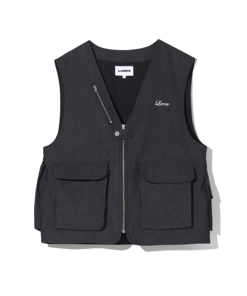 LORES(ロアス)の「Ripstop Work Vest - Black(ベスト・レディース・その他・M/L)」の1枚目の写真
