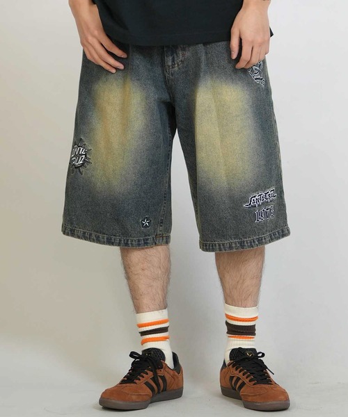 SANTA CRUZ（サンタクルーズ）の「【ムラサキスポーツ限定】SANTA CRUZ/サンタクルーズ ハーフパンツ ショートパンツ デニムショーツ 502262501（その他パンツ・メンズ・ブラック/ケミカルウォッシュ/グリーン・L/M）」の10枚目の写真