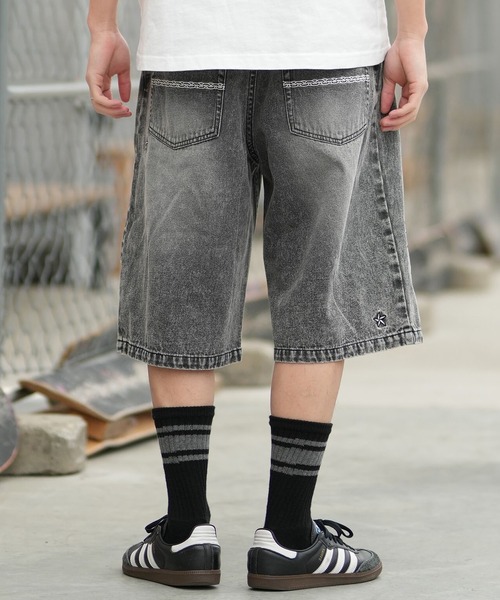 SANTA CRUZ（サンタクルーズ）の「【ムラサキスポーツ限定】SANTA CRUZ/サンタクルーズ ハーフパンツ ショートパンツ デニムショーツ 502262501（その他パンツ・メンズ・ブラック/ケミカルウォッシュ/グリーン・L/M）」の5枚目の写真