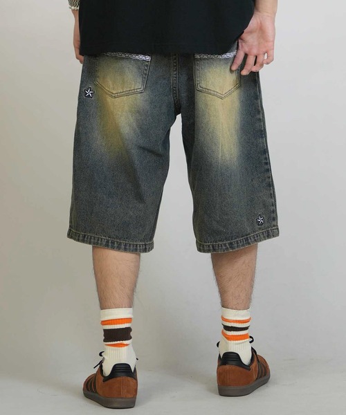 SANTA CRUZ（サンタクルーズ）の「【ムラサキスポーツ限定】SANTA CRUZ/サンタクルーズ ハーフパンツ ショートパンツ デニムショーツ 502262501（その他パンツ・メンズ・ブラック/ケミカルウォッシュ/グリーン・L/M）」の11枚目の写真