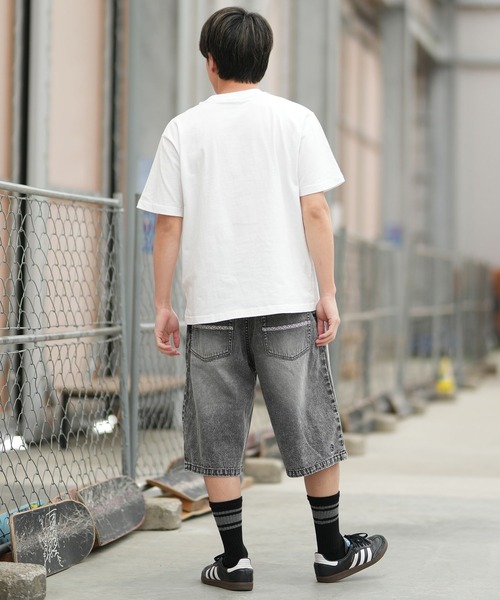 SANTA CRUZ（サンタクルーズ）の「【ムラサキスポーツ限定】SANTA CRUZ/サンタクルーズ ハーフパンツ ショートパンツ デニムショーツ 502262501（その他パンツ・メンズ・ブラック/ケミカルウォッシュ/グリーン・L/M）」の8枚目の写真