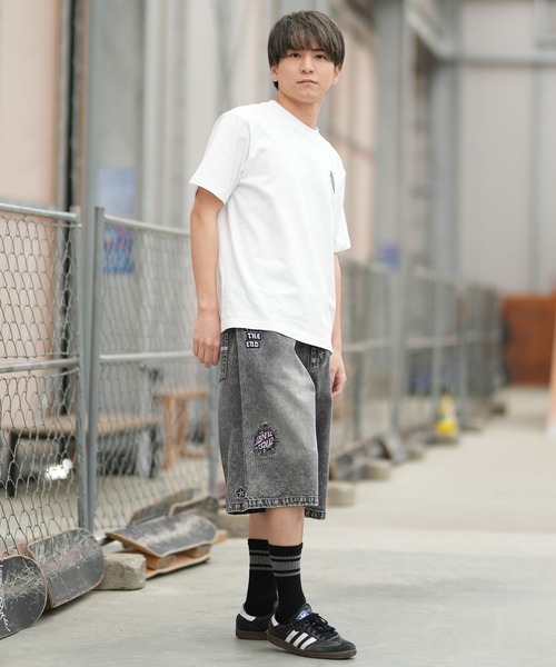 SANTA CRUZ（サンタクルーズ）の「【ムラサキスポーツ限定】SANTA CRUZ/サンタクルーズ ハーフパンツ ショートパンツ デニムショーツ 502262501（その他パンツ・メンズ・ブラック/ケミカルウォッシュ/グリーン・L/M）」の9枚目の写真