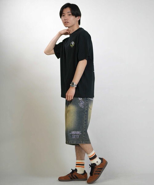 SANTA CRUZ（サンタクルーズ）の「【ムラサキスポーツ限定】SANTA CRUZ/サンタクルーズ ハーフパンツ ショートパンツ デニムショーツ 502262501（その他パンツ・メンズ・ブラック/ケミカルウォッシュ/グリーン・L/M）」の13枚目の写真