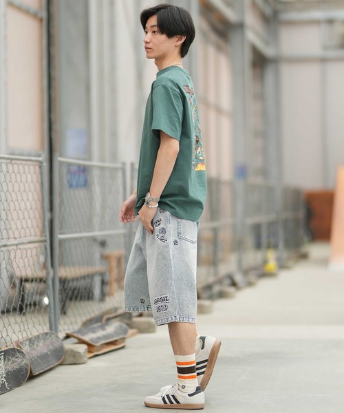 SANTA CRUZ（サンタクルーズ）の「【ムラサキスポーツ限定】SANTA CRUZ/サンタクルーズ ハーフパンツ ショートパンツ デニムショーツ 502262501（その他パンツ・メンズ・ブラック/ケミカルウォッシュ/グリーン・L/M）」の19枚目の写真