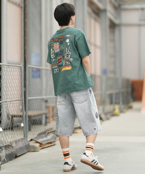 SANTA CRUZ（サンタクルーズ）の「【ムラサキスポーツ限定】SANTA CRUZ/サンタクルーズ ハーフパンツ ショートパンツ デニムショーツ 502262501（その他パンツ・メンズ・ブラック/ケミカルウォッシュ/グリーン・L/M）」の20枚目の写真